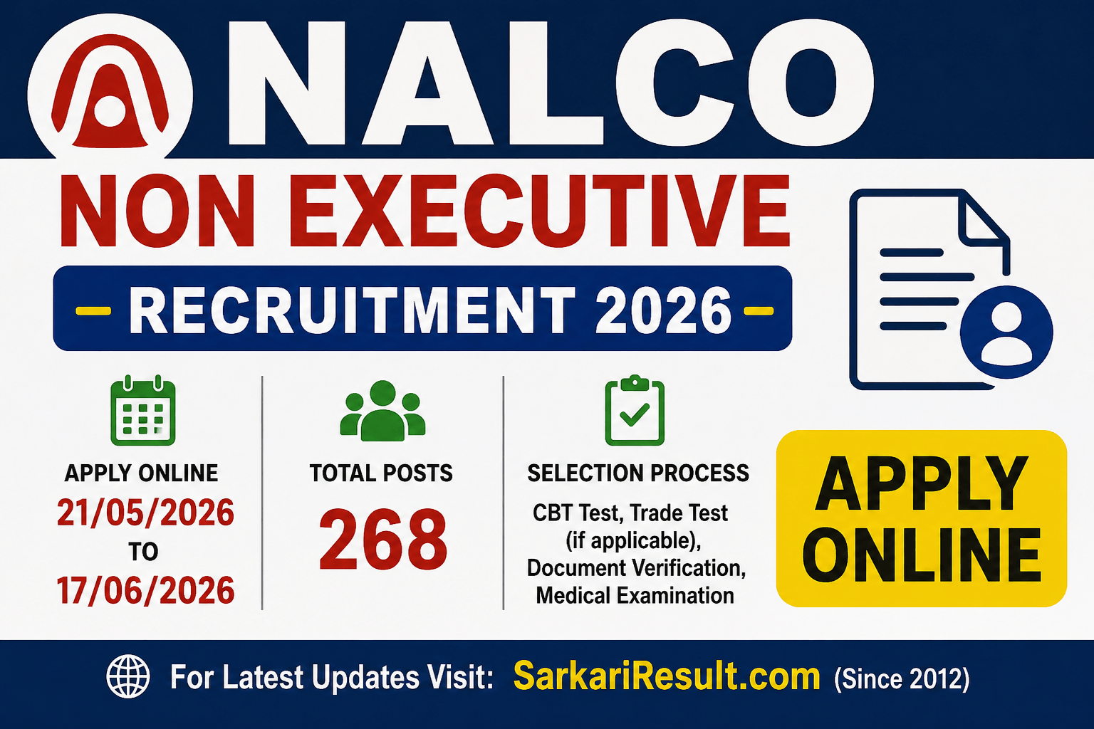 NALCO Recruitment 2026