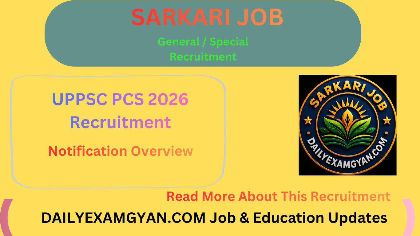 UPPSC PCS 2026 Registration