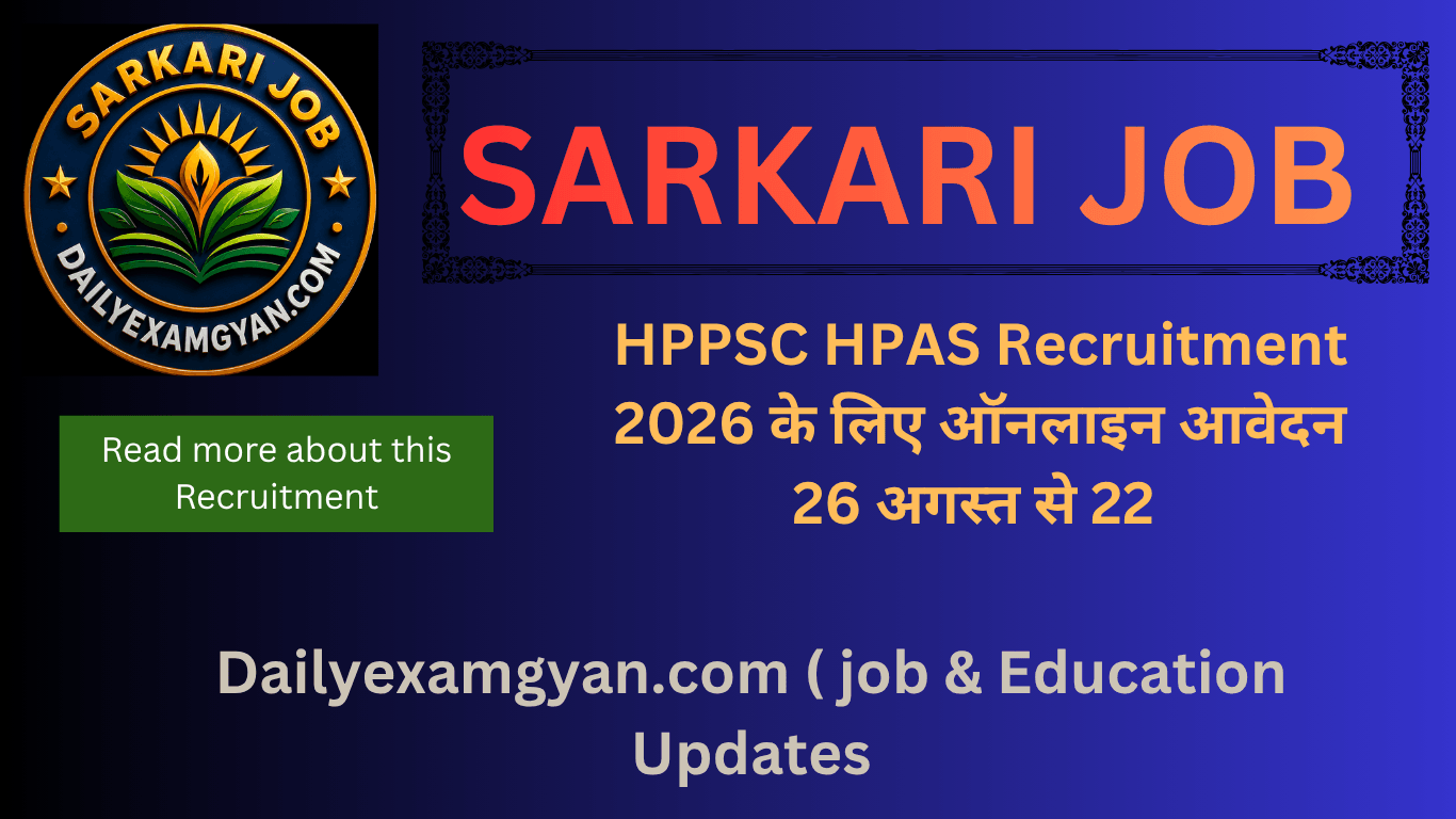 HPPSC HPAS Recruitment 2026